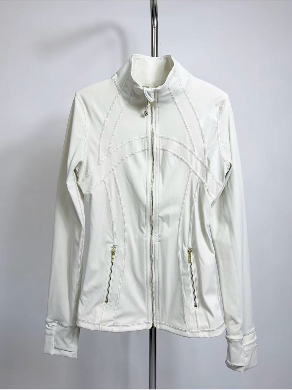 Women’s White Full-Zip Active Jacket